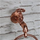 Copper Metal Tap Towel Ring