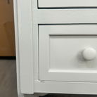 Cream Wall Mounted Cupboard with Drawers - Lyon Range