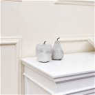 Decorative Cement Apple & Pear Ornament Set