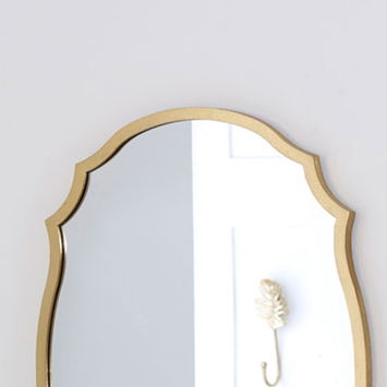 Decorative Gold Wall Mirror 43cm x 61cm