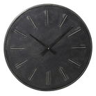 Distressed Black Metal Roman Numerals Wall Clock