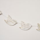 Distressed Wooden Christmas Bird Garland - 142cm