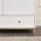 Double Wardrobe, Large Chest of Drawers & Pair of Bedside Tables - Aisby White Range
