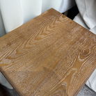 Pair Of 2 Dark Wood 3 Drawer Bedside Table - Ashwell Range
