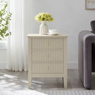 Dressing Table, Stool & Pair of 3 Drawer Bedside Tables - Hales Taupe Range