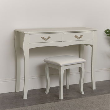 Dressing Table & Stool Set - Elizabeth Ivory Range