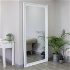 Extra, Extra Large Ornate White Wall / Floor / Leaner Full Length Mirror 100cm x 200cm