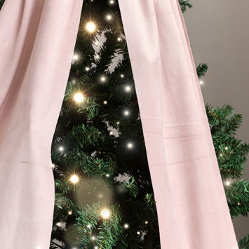 Extra Large Blush Pink Velvet Christmas Bow - 70cm x 140cm