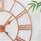 Extra Large Copper Metal Skeleton Clock 100cm x 100cm
