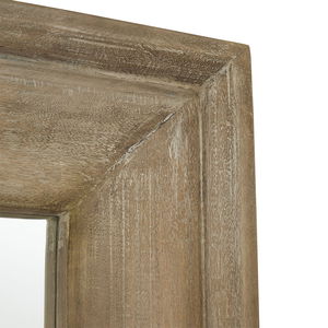 Extra Large Natural Wooden Framed Wall Mirror - 200cm x 100cm