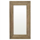 Extra Large Natural Wooden Framed Wall Mirror - 200cm x 100cm