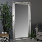 Extra Large Ornate Silver Wall / Floor / Leaner Mirror 100cm x 200cm