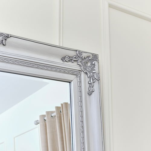 Extra Large Ornate Silver Wall/Leaner Mirror 100cm x 200cm