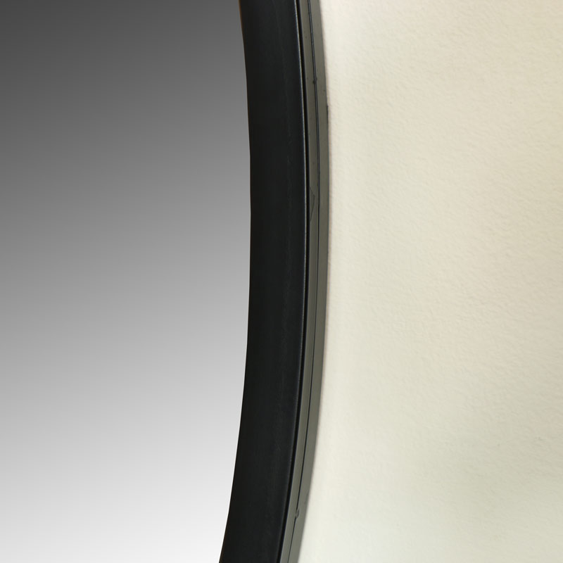 Large Round Black Wall Mirror | Melody Maison