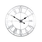 Extra Large Silver Skeleton Wall Clock 80cm x 80cm
