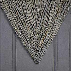 Extra Large Rustic Wicker Wall Mountable Heart