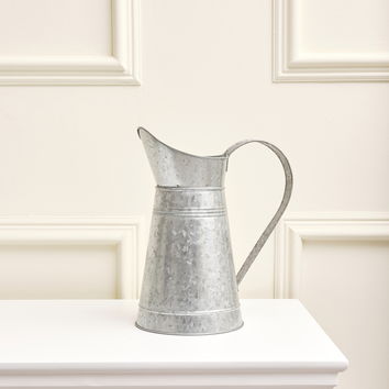 Galvanised Steel Silver Jug