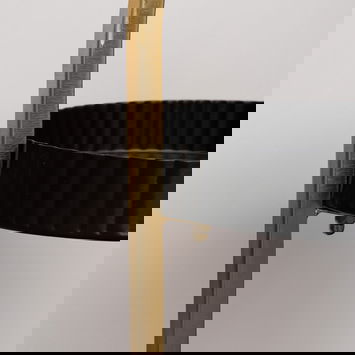 Gold and Black Metal 3 Tiered Storage Caddy - 25cm x 35.5cm