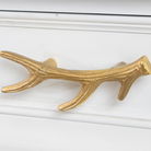 Gold Antler Drawer Handle