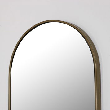 Gold Arch Wall Mirror 100cm x 29cm