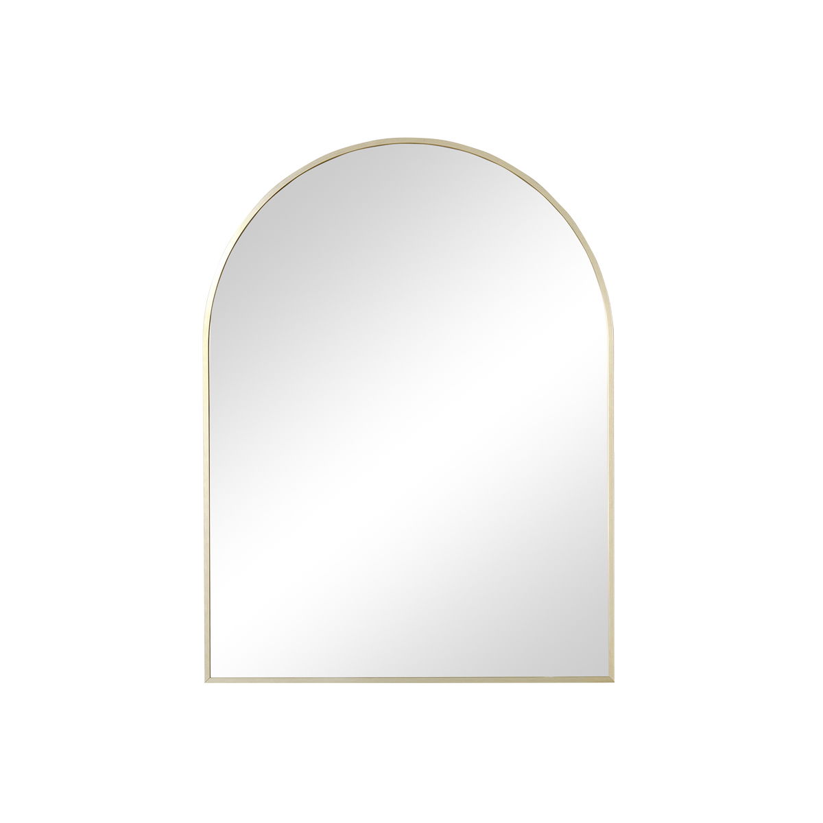 Gold Arched Wall Mirror 80cm x 60cm