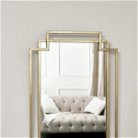 Gold Art Deco Wall Mirror 142cm x 47cm