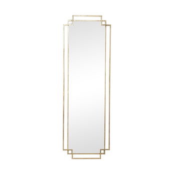 Gold Art Deco Wall Mirror 142cm x 47cm