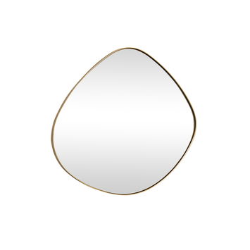 Gold Asymmetrical Pebble Wall Mirror 50cm x 50cm