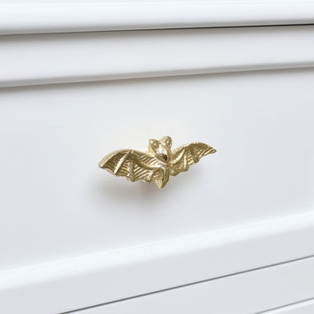 Gold Bat Drawer Knob