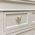 Gold Butterfly Drawer Knob