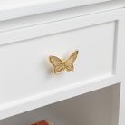 Gold Butterfly Drawer Knob