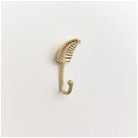 Gold Curved Leaf Wall Hook