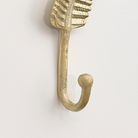 Gold Curved Leaf Wall Hook