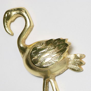 Gold Flamingo Wall Hook