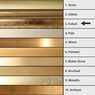 Gold Foiled Wall Mirror 94cm x 48cm