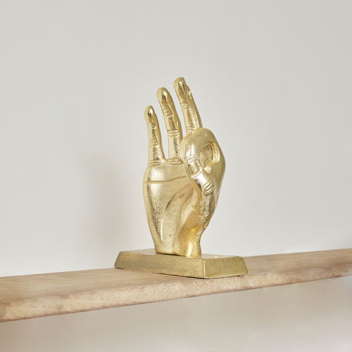 Gold Hand Shaped Bottle Opener