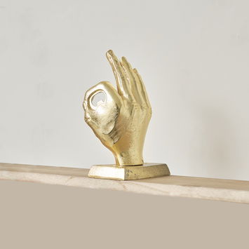 Gold Hand Shaped Bottle Opener