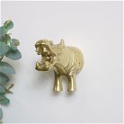 Gold Hippo Wall Hook