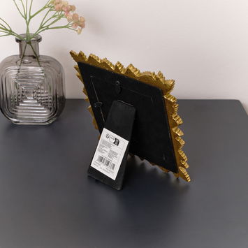 Gold Leaf Detail Photo Frame 17.5cm
