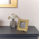 Gold Leaf Detail Photo Frame 17.5cm