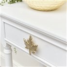 Gold Maple Leaf Drawer Knob