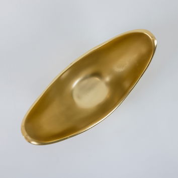 Gold Metal Decorative Bowl