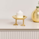 Gold Metal Duck Feet Display Bowl 