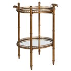 Gold Mirrored Drinks Stand