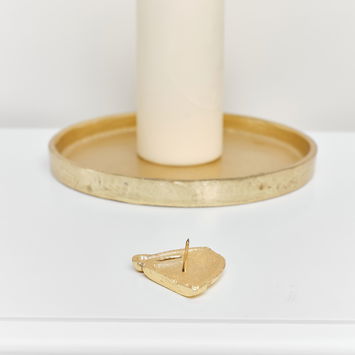 Gold Santa Hat Candle Pin