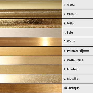 Gold Scalloped Frame Round Wall Mirror - 80cm x 80cm