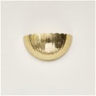 Gold Scalloped Wall Planter