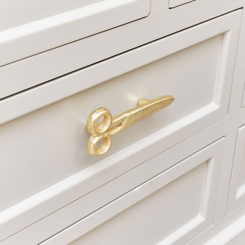 Gold Scissors Drawer Knob