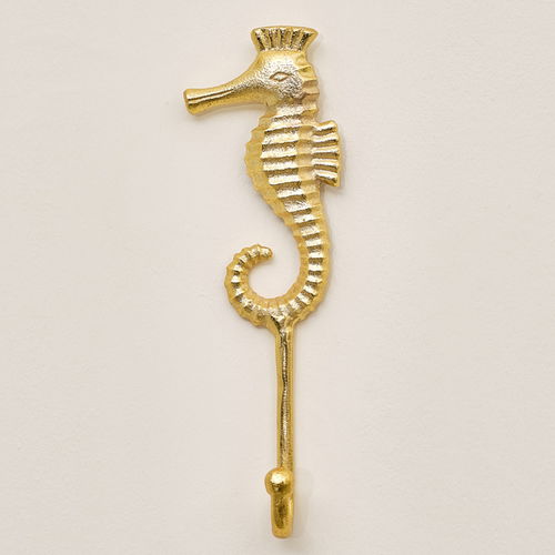 Gold Seahorse Wall Hook