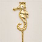 Gold Seahorse Wall Hook